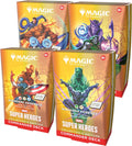 Marvel Super Heroes Commander Surge Foil Deck Bundle – Collector's Edition (Set of 4)