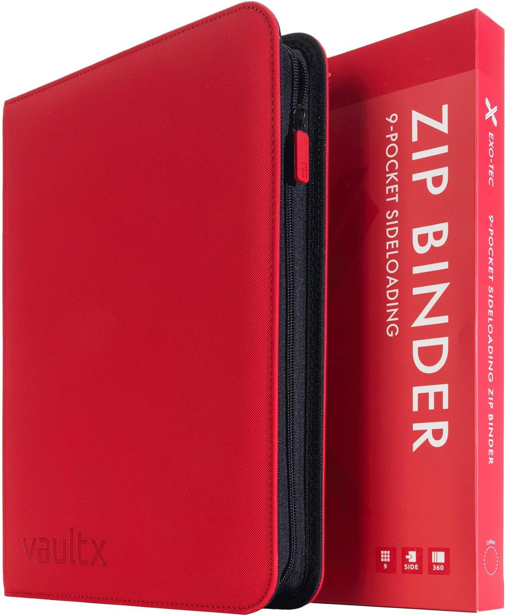 Vault X Trading Card Zip Binder, Premium Exo-Tec Album Material