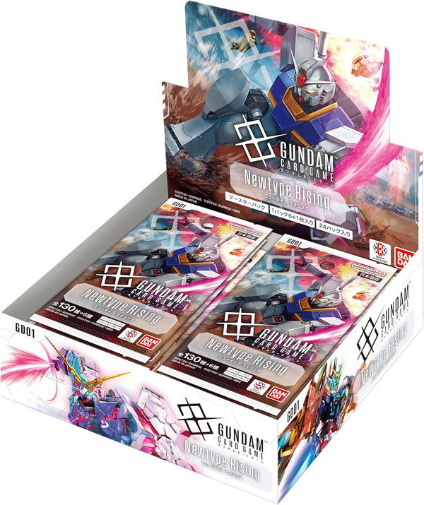 Gundam Card Game Booster Pack Newtype Rising【GD01】 (BOX) 24 Packs Included