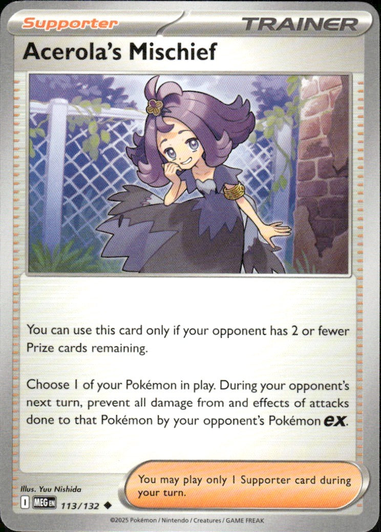 Acerola's Mischief | Mega Evolution #113 [Normal]