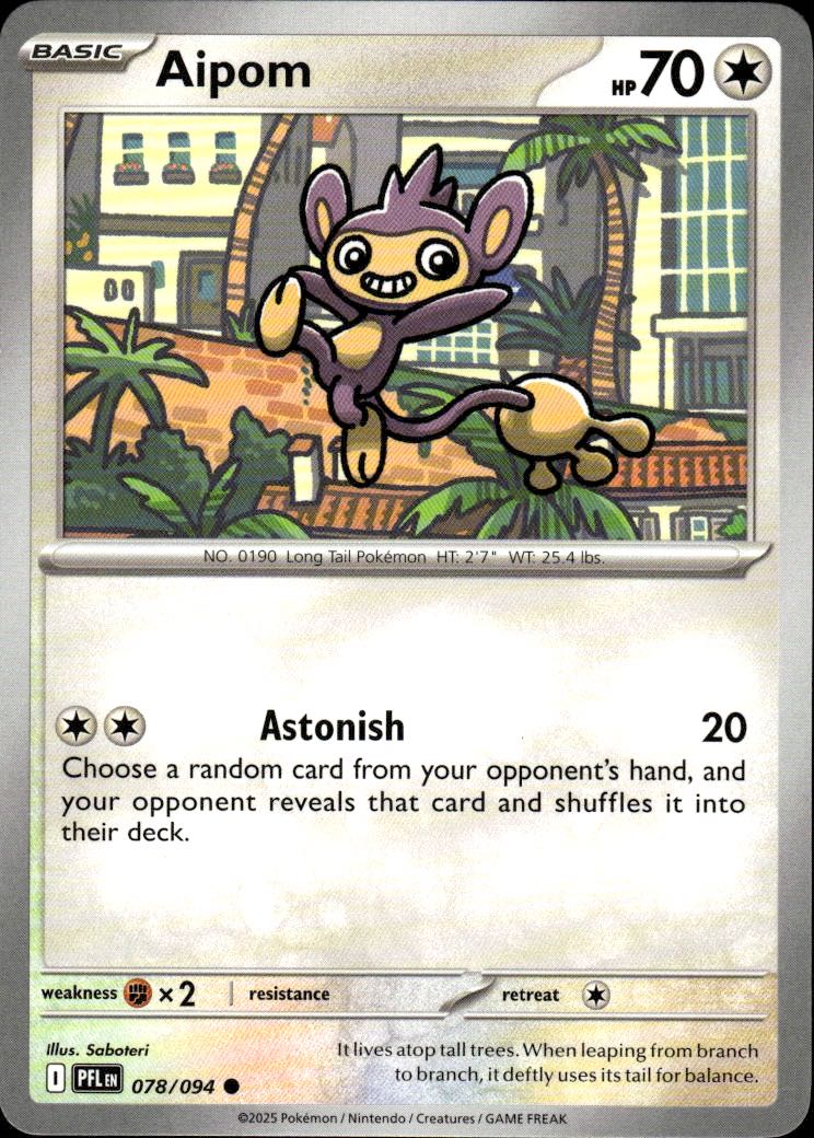 Aipom | Phantasmal Flames #78 [Normal]