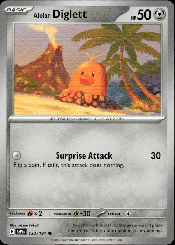 Alolan Diglett | Surging Sparks #122 [Normal]