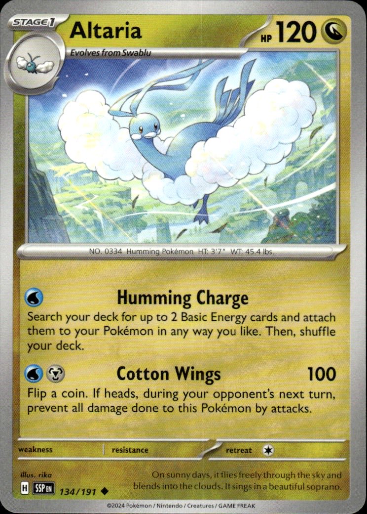 Altaria | Surging Sparks #134 [Normal]