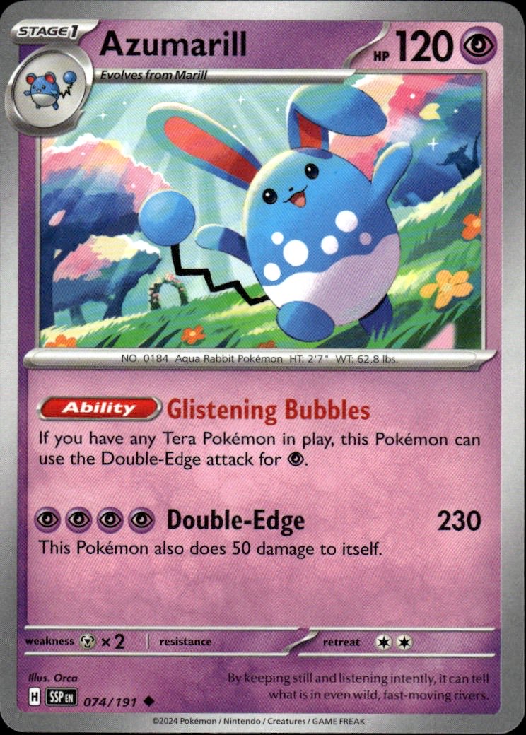 Azumarill | Surging Sparks #74 [Normal]