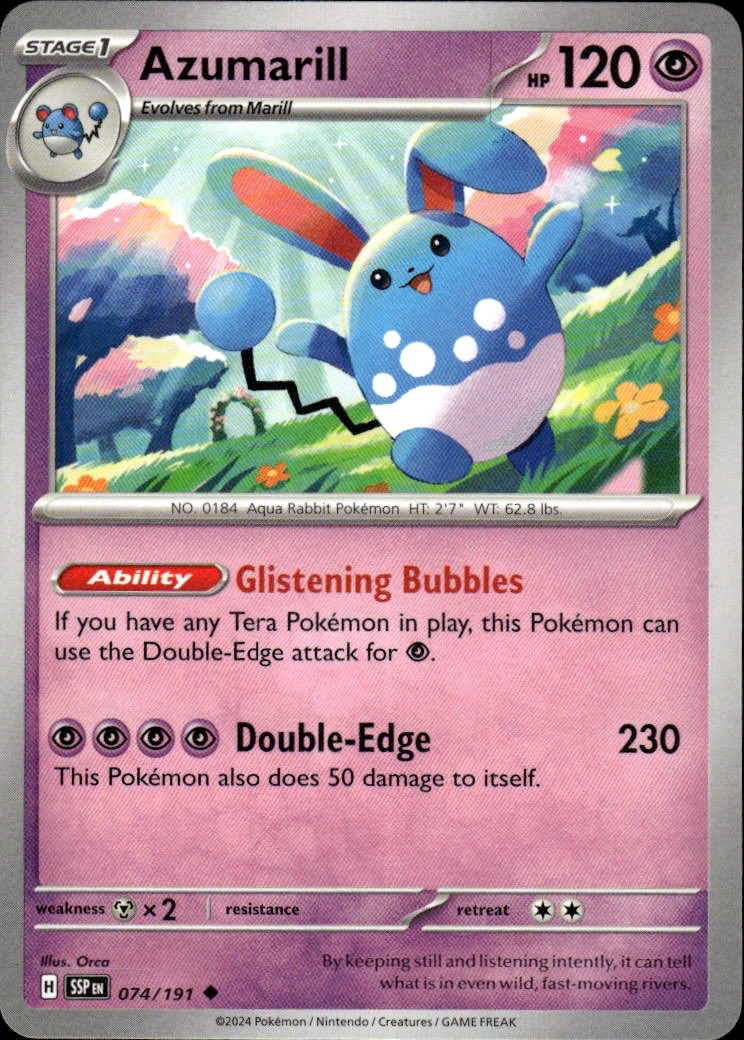 Azumarill | Surging Sparks #74 [Normal]