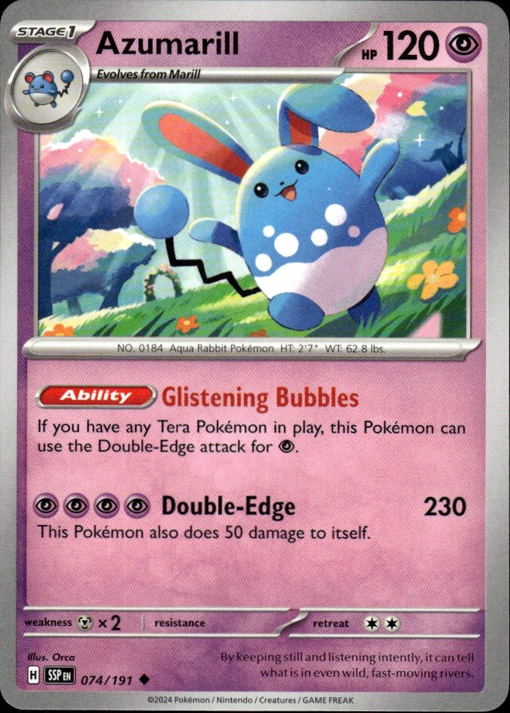 Azumarill | Surging Sparks #74 [Normal]