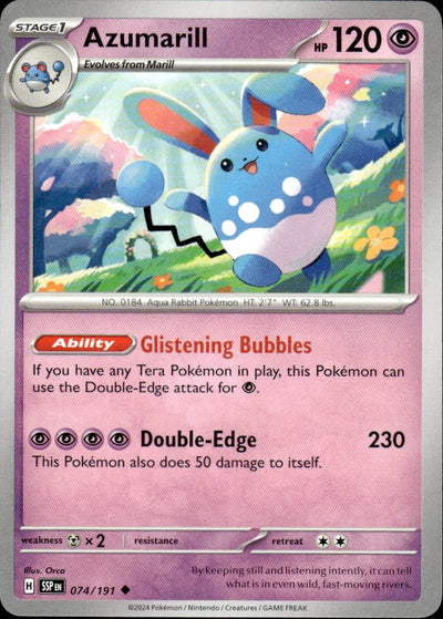 Azumarill | Surging Sparks #74 [Normal]