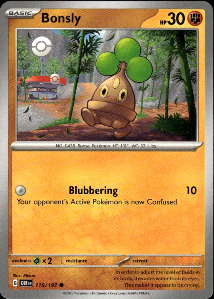 Bonsly | Obsidian Flames #110 [Normal]