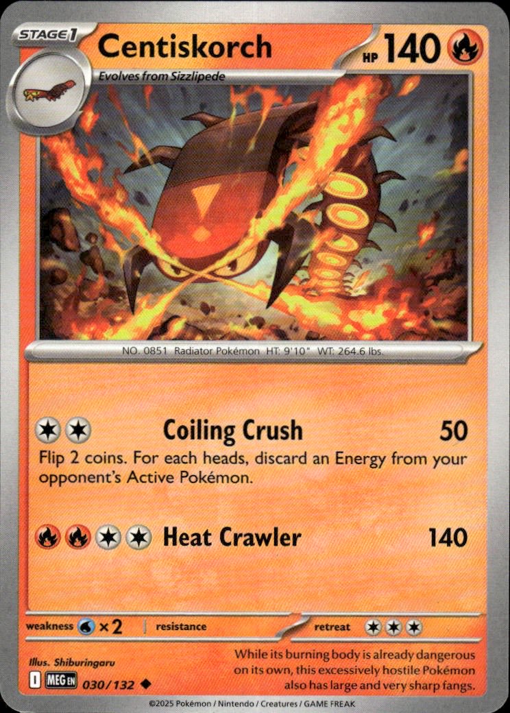 Centiskorch | Mega Evolution #30 [Normal]