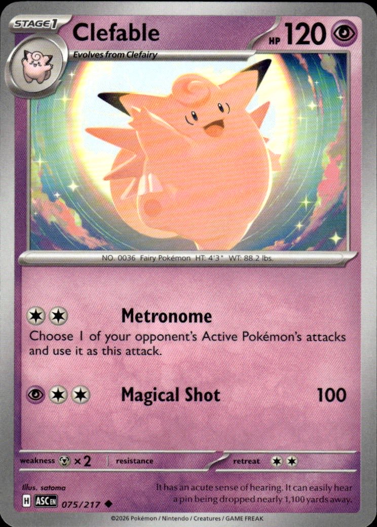 Clefable | Ascended Heroes #75 [Normal]