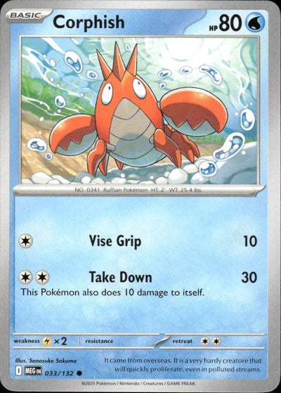 Corphish | Mega Evolution #33 [Normal]