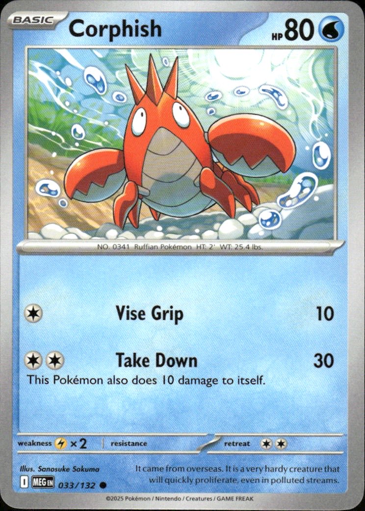 Corphish | Mega Evolution #33 [Normal]
