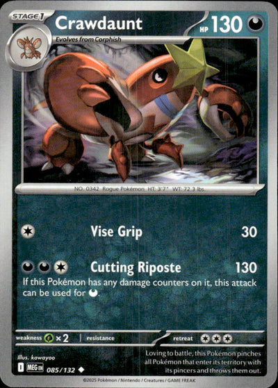 Crawdaunt | Mega Evolution #85 [Normal]