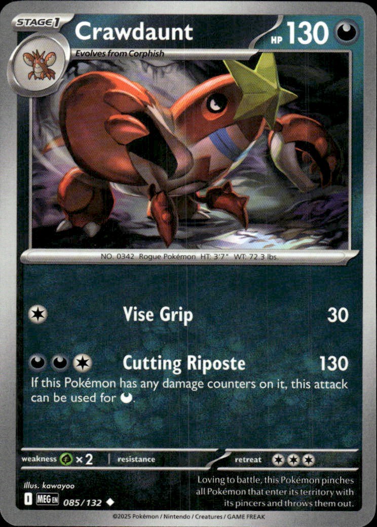 Crawdaunt | Mega Evolution #85 [Normal]