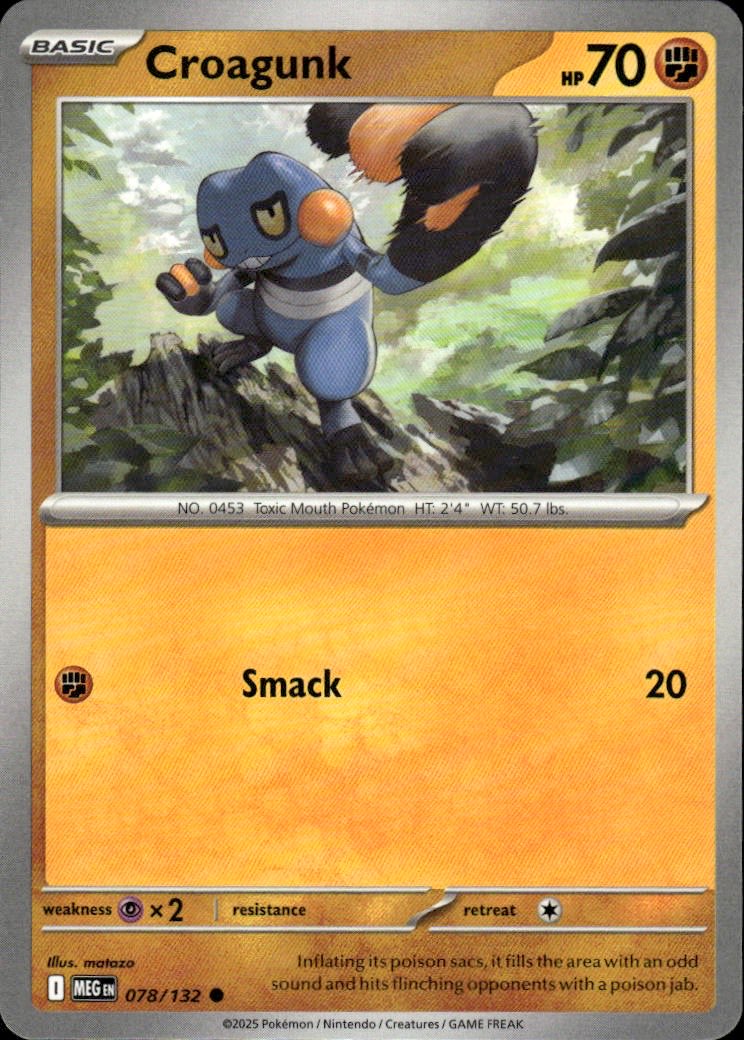Croagunk | Mega Evolution #78 [Normal]