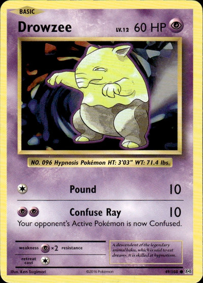 Drowzee | Evolutions #49 [Normal]
