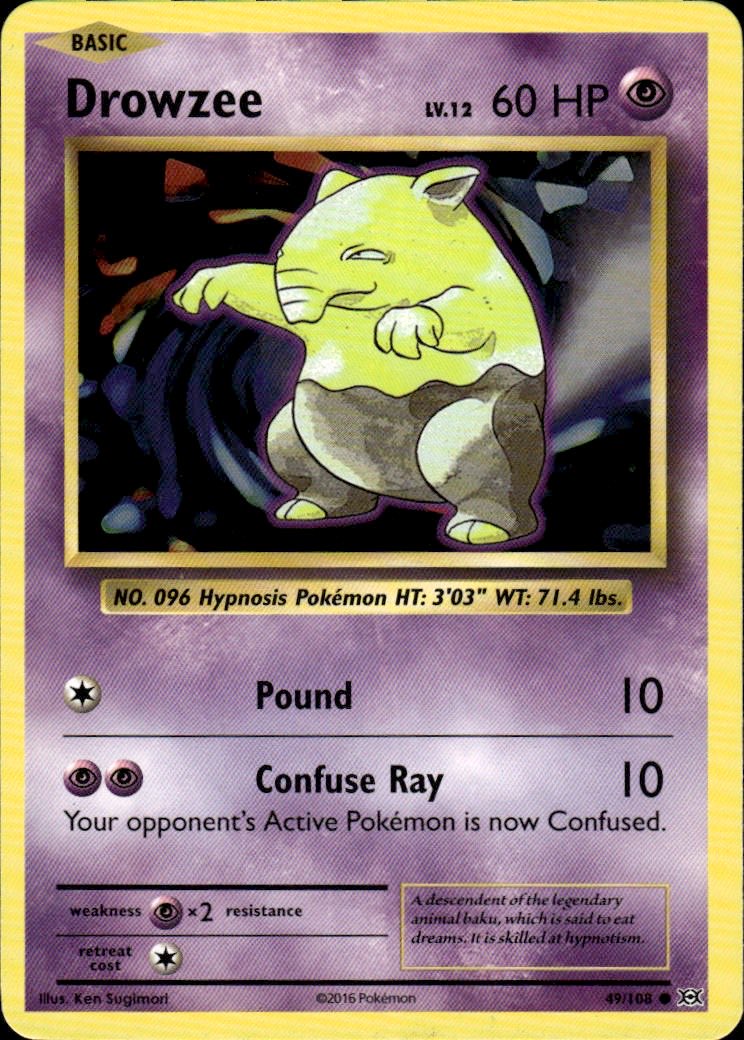 Drowzee | Evolutions #49 [Normal]