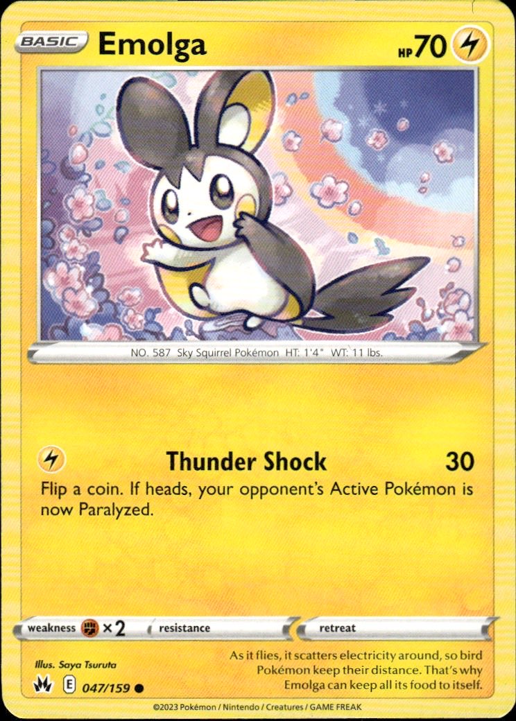 Emolga | Crown Zenith #47 [Normal]