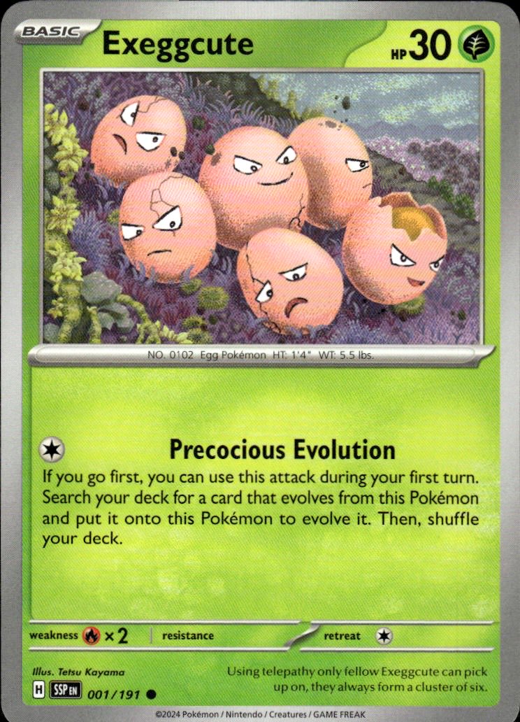 Exeggcute | Surging Sparks #1 [Normal]