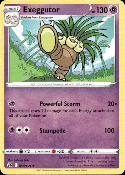 Exeggutor | Crown Zenith #58 [Normal]