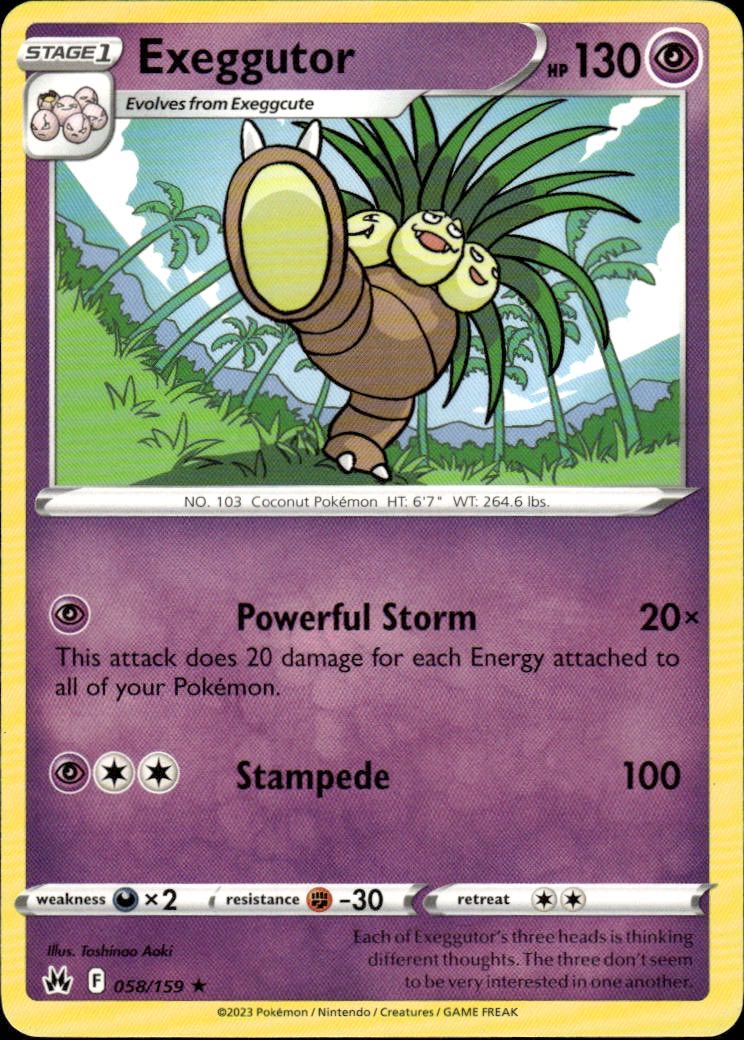 Exeggutor | Crown Zenith #58 [Normal]