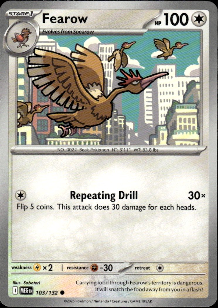 Fearow | Mega Evolution #103 [Normal]
