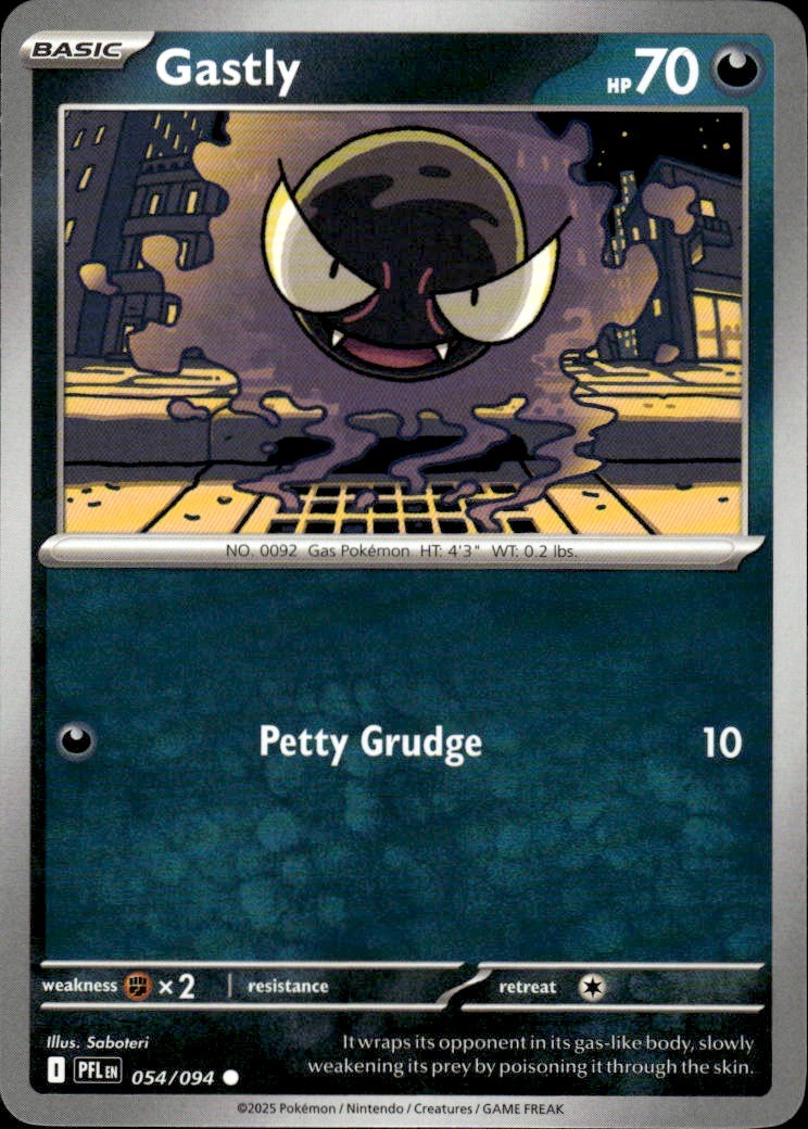 Gastly | Phantasmal Flames #54 [Normal]
