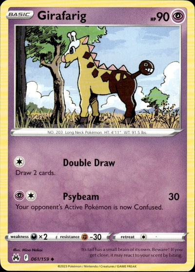 Girafarig | Crown Zenith #61 [Normal]
