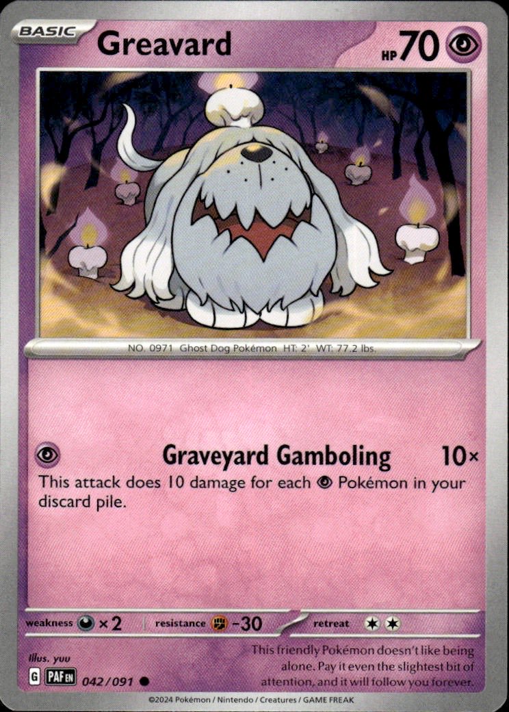 Greavard | Paldean Fates #42 [Normal]