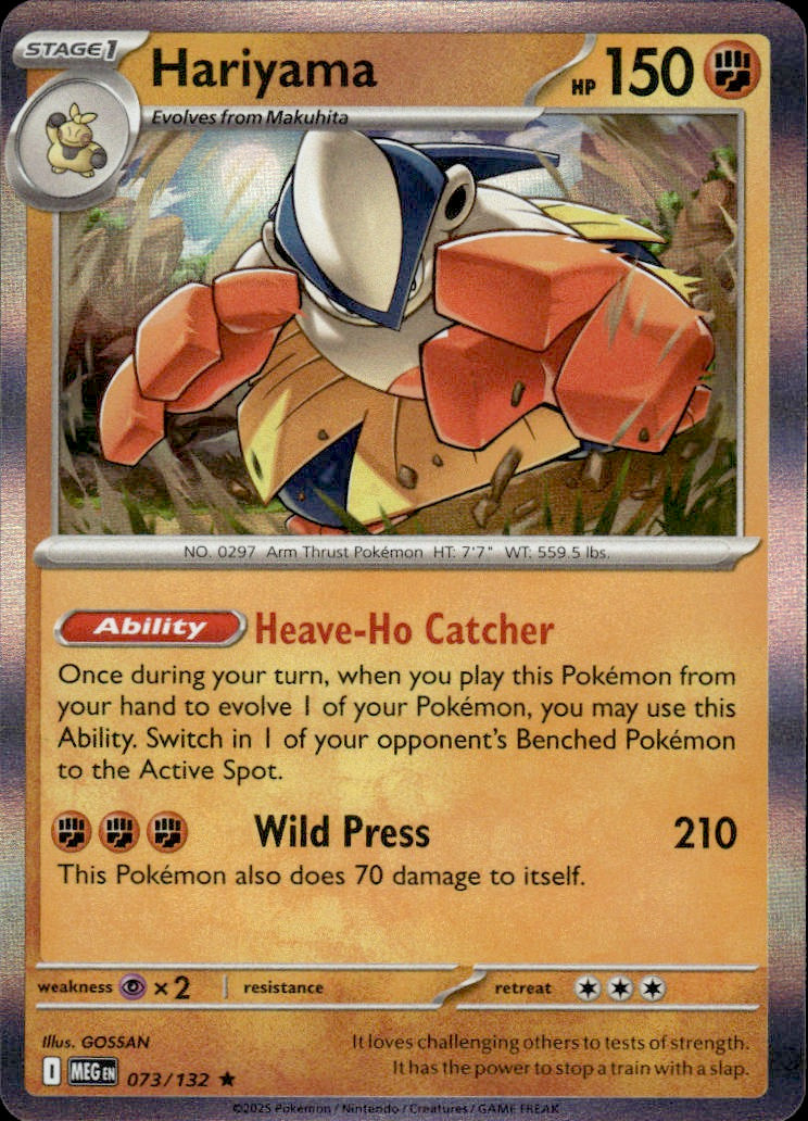 Hariyama | Mega Evolution #73 [Holo]