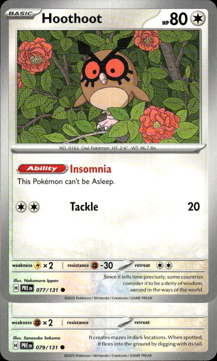 Hoothoot | Prismatic Evolutions #77 [Normal]