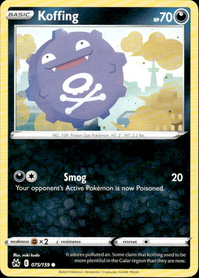 Koffing | Crown Zenith #75 [Normal]