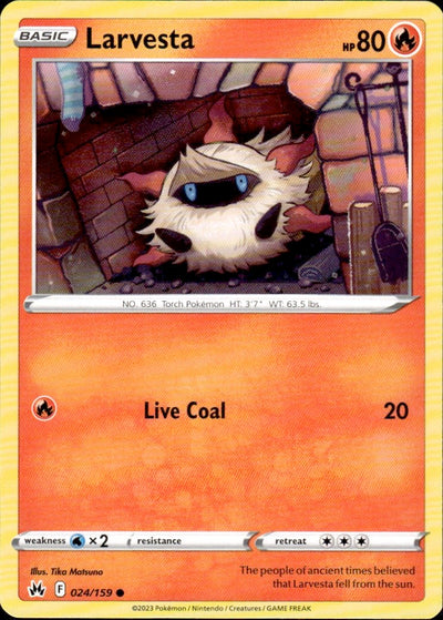 Larvesta | Crown Zenith #24 [Normal]