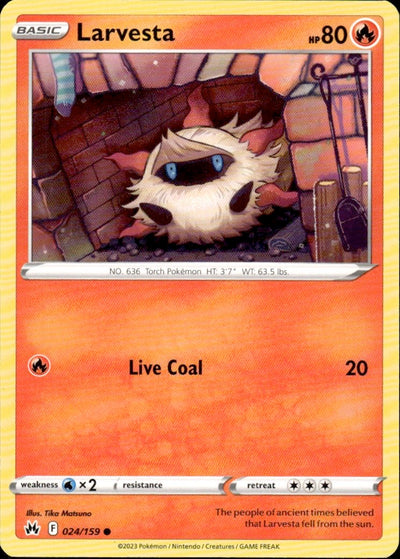 Larvesta | Crown Zenith #24 [Normal]