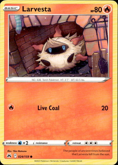 Larvesta | Crown Zenith #24 [Normal]