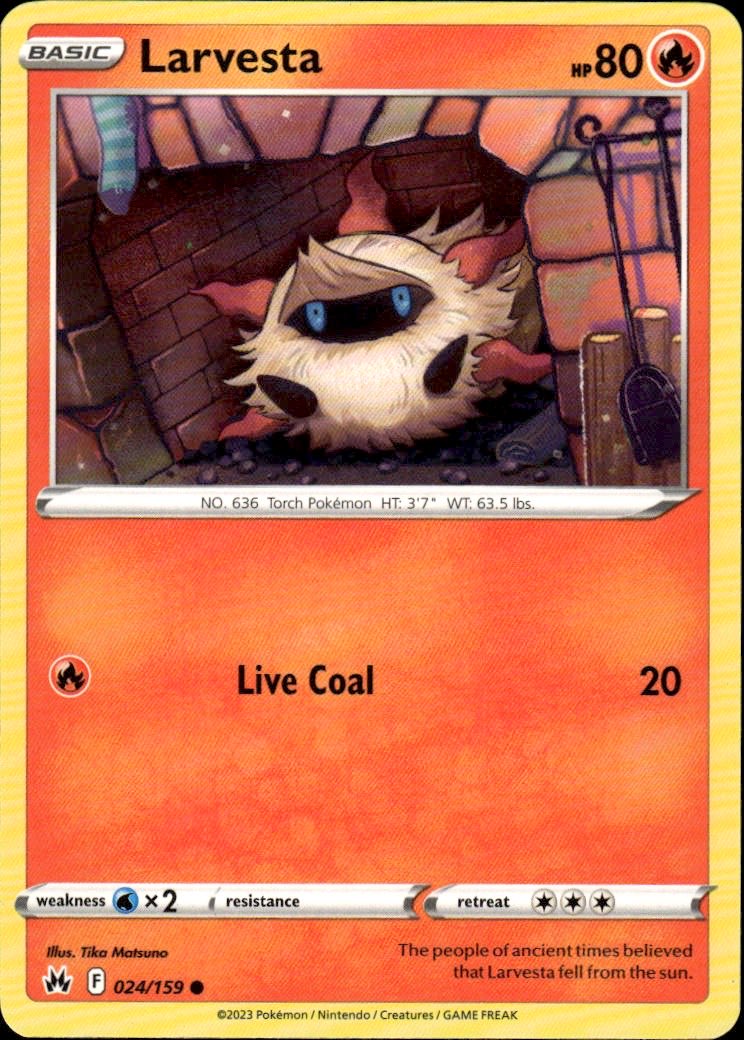 Larvesta | Crown Zenith #24 [Normal]