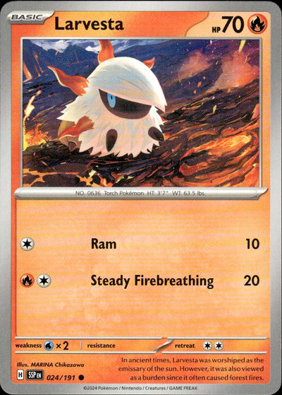 Larvesta | Surging Sparks #24 [Normal]