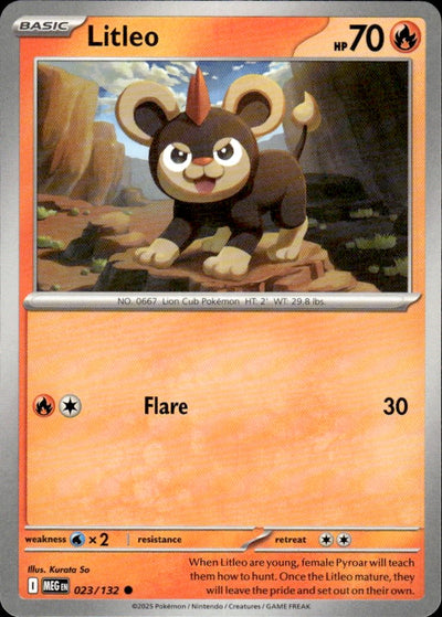 Litleo | Mega Evolution #23 [Normal]