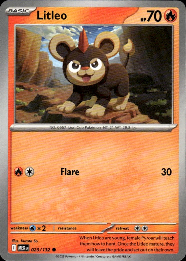 Litleo | Mega Evolution #23 [Normal]