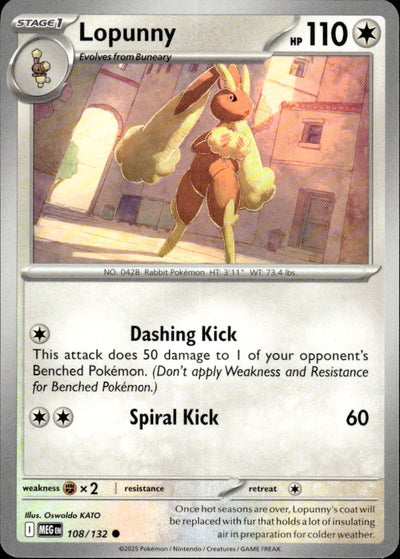 Lopunny | Mega Evolution #108 [Normal]