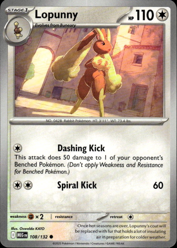 Lopunny | Mega Evolution #108 [Normal]