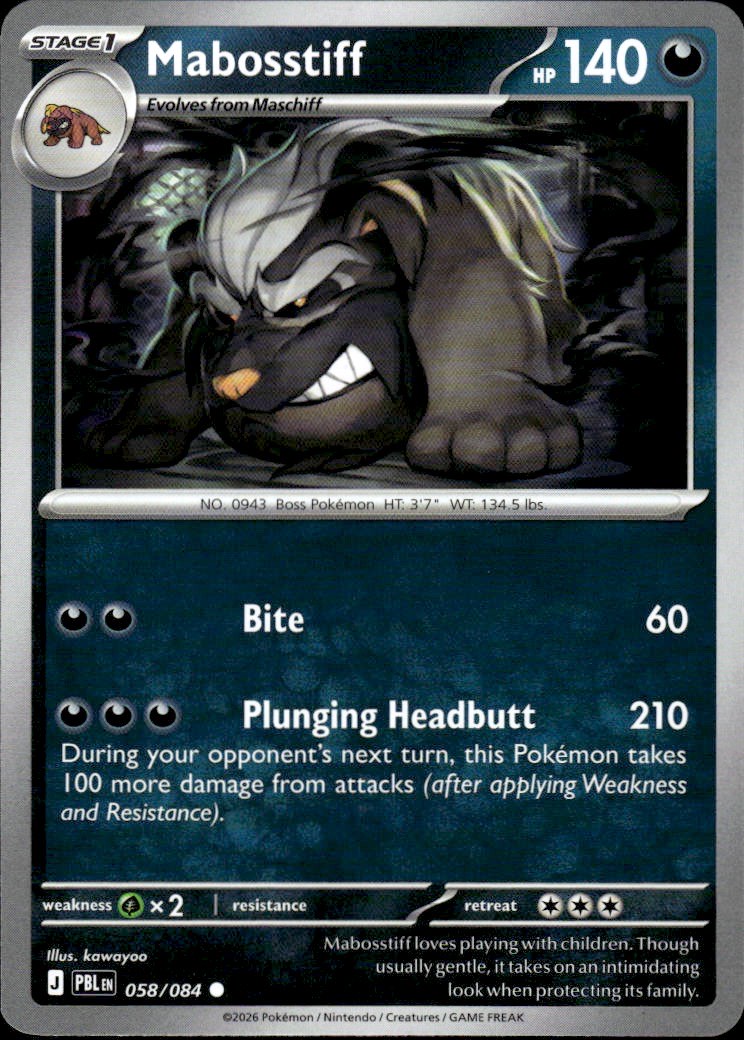 Mabosstiff | Pitch Black #58 [Normal]