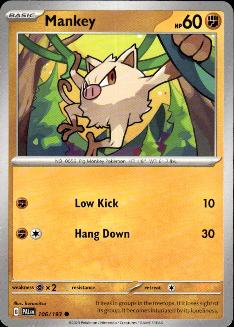 Mankey | Paldea Evolved #106 [Normal]