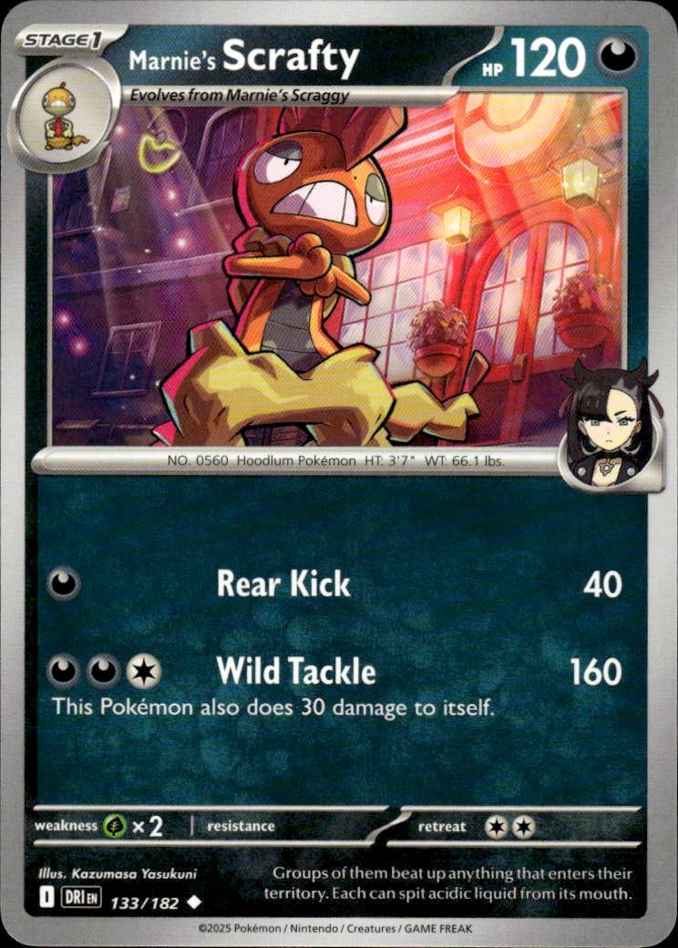 Marnie's Scrafty | Destined Rivals #133 [Normal]