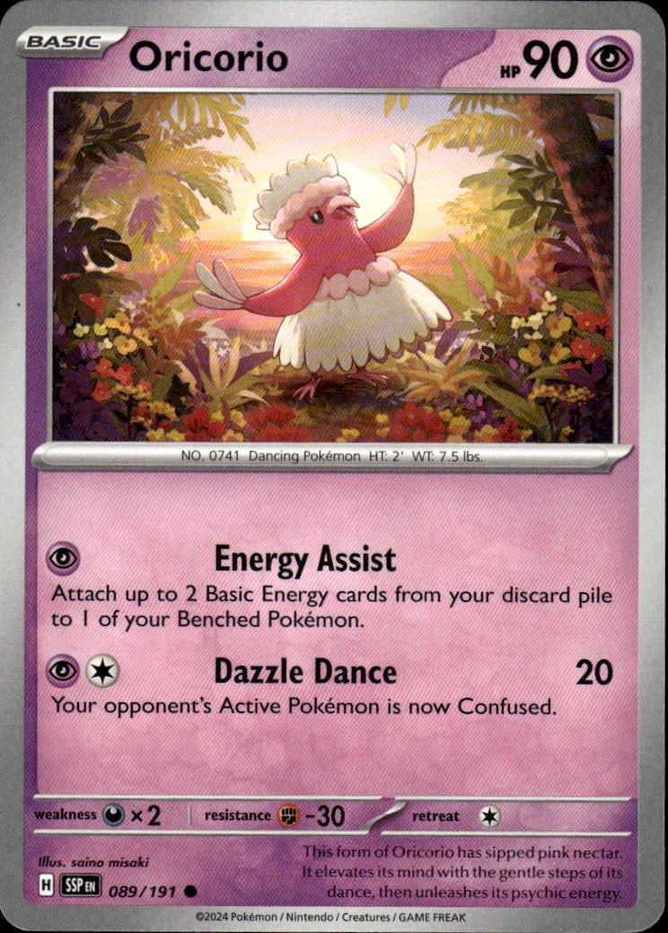 Oricorio | Surging Sparks #89 [Normal]