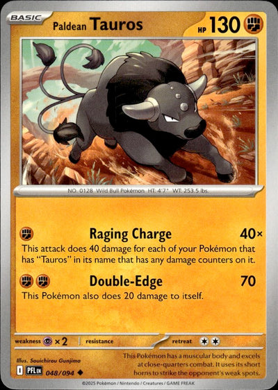 Paldean Tauros | Phantasmal Flames #48 [Normal]