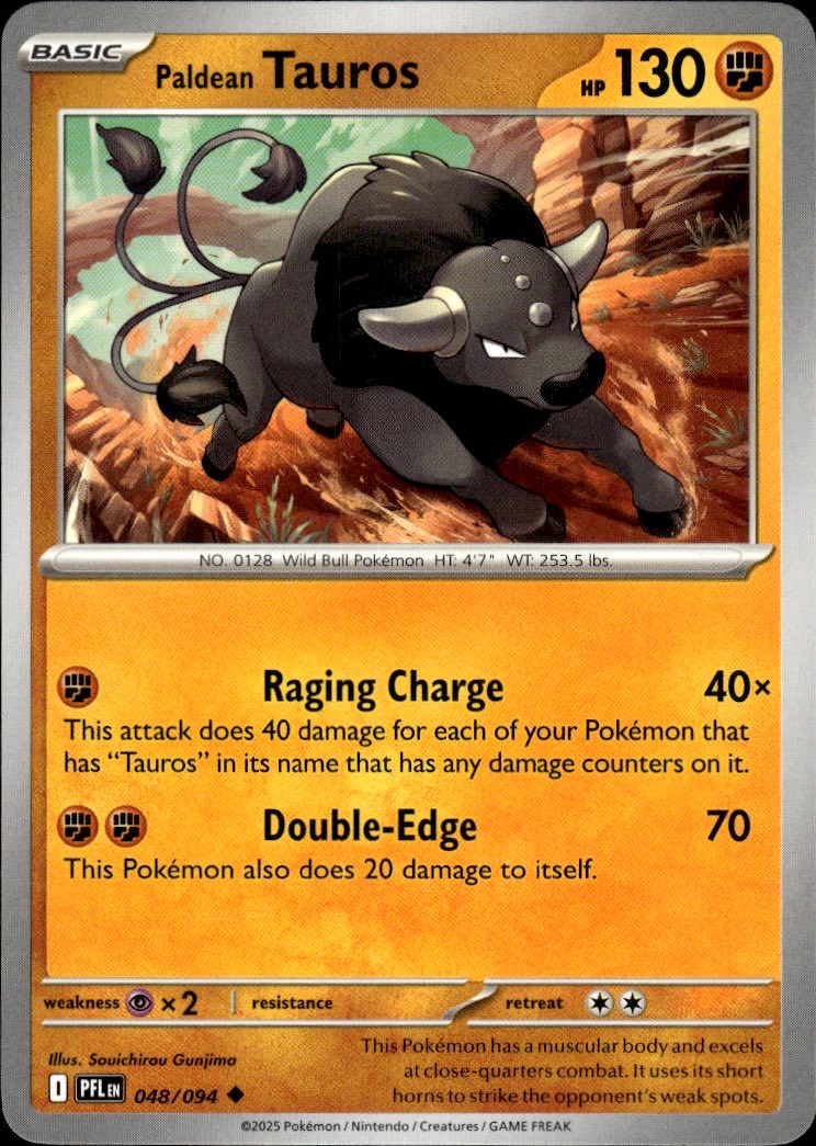 Paldean Tauros | Phantasmal Flames #48 [Normal]