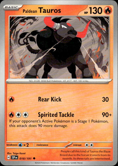 Paldean Tauros | Surging Sparks #18 [Normal]