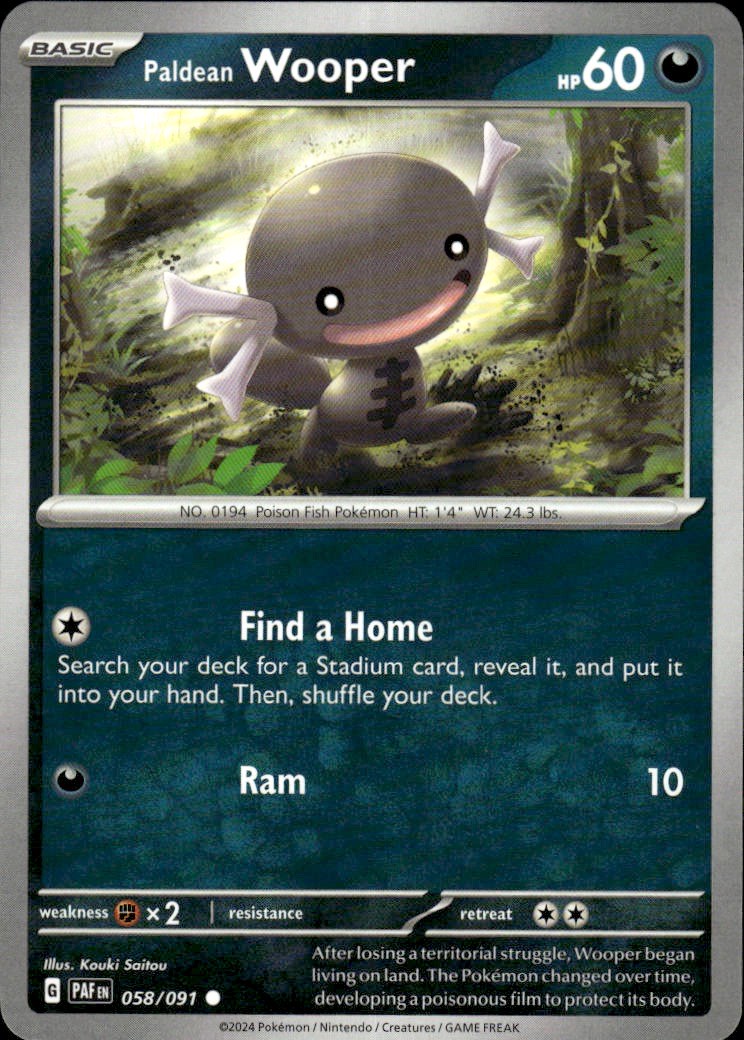 Paldean Wooper | Paldean Fates #58 [Normal]