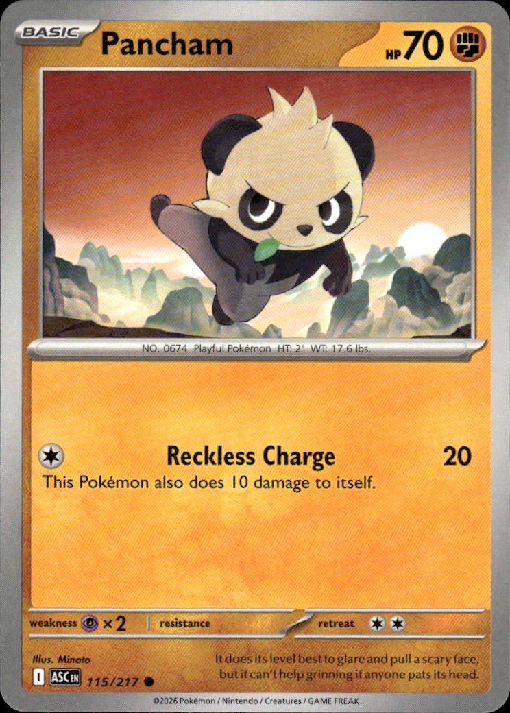 Pancham | Ascended Heroes #115 [Normal]